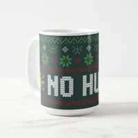 Introvert No Hugs Funny Ugly Christmas Sweater Coffee Mug