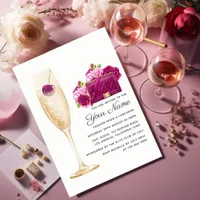 Glam Fashion Show Invitation