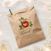 Apple Of Our Eye Fall Harvest Rustic Baby Shower Favor Bag