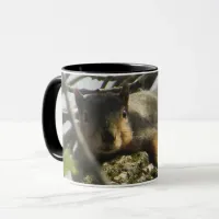 Cute Squirrel Coffee Mug with Black Handle