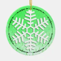 Lyme Disease Awareness Ribbons Ornament