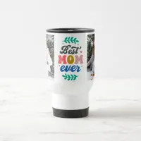 Best Mom Ever Retro Photo Custom Coffee Travel Mug