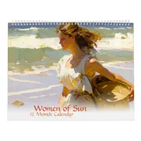 Women of Sun 12 Month Calendar (split pages)