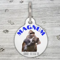 Personalized Pet Name with Image |  Pet ID Tag