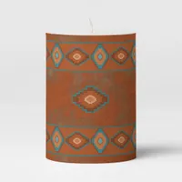 Southwest Canyons Diamonds Pillar Candle