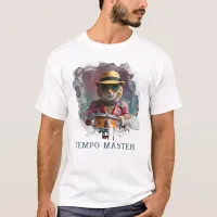 *~* AP91 TERRA Percussionist Cool Cat DRUMMER T-Shirt