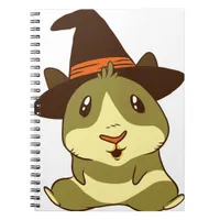 Guinea Pig Halloween Witch Notebook