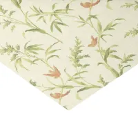 Delicate Greenery Cream n Blush Botanical Pattern Tissue Paper