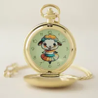 Sheep Ballerina Pocket Watch