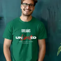 White Red Dreams Unlimited T Shirt