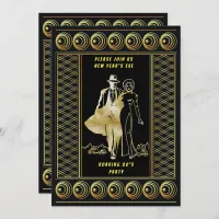 New Year’s Eve Roaring 20's Couple Party, ZRP Invitation