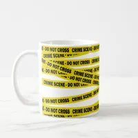 Police Crime Scene Do Not Cross American Detective Coffee Mug