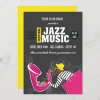 Jazz Music Festival Invitation