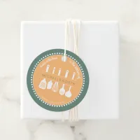From the Kitchen Utensils White on Any Color Favor Tags