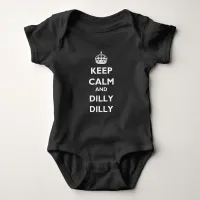 Keep Calm and Dilly Dilly Baby Jersey Bodysuit