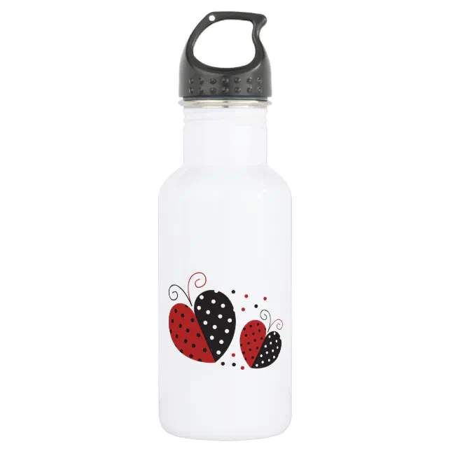 Ladybug Heart cute Water Bottle