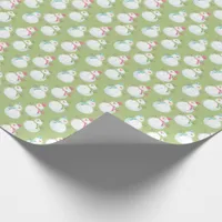 Cute Christmas Snowmen Pattern Wrapping Paper