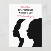 International Women's Day is March 8th  Postcard