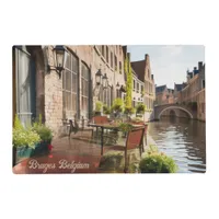 Bruges Belgium Sketch Medieval | Placemat