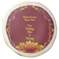 Floral Symphony: Wedding Elegance Collection Sugar Cookie