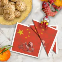 Flag and Symbols of China ID158 Napkins