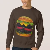 Double Deluxe Hamburger with Cheese Sweatshirt