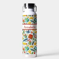 Trendy School Supplies Design White Water Bottle