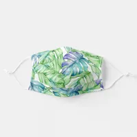 Tropical Palm Leaves Adult Cloth Face Mask