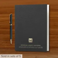 Black and Gold Business Presentation Folder