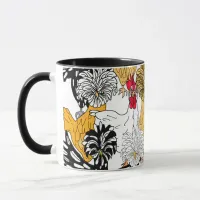 Funny Chicken Pun | Chicken Quote Morning Humor  Mug