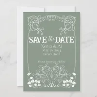 Art Nouveau Wedding Invitation