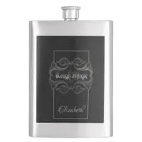 Rough Magic Personalized  Flask