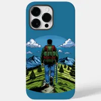 Man Hiking a Trail like the A.T. Case-Mate iPhone 14 Pro Max Case