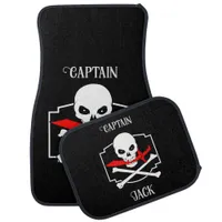 Personalized Jolly Roger (Cutlass) Car Floor Mat