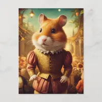 Adorable Midsummer Hamster Actor Postcard