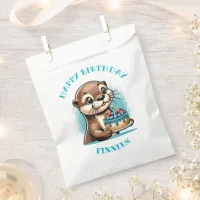 Otter Themed Boy's First Birthday Personalized Favor Bag
