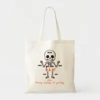 You Got This Dad Cute October Newborn Skeleton Tote Bag