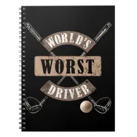 World's Worst Driver WWDa Notebook