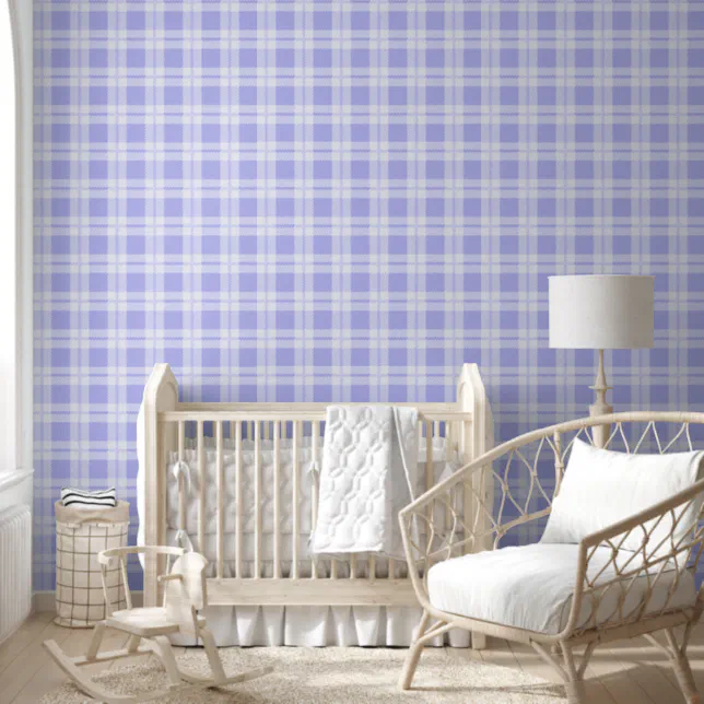 Pattern Purple Plaid Checks Room Office  Wallpaper