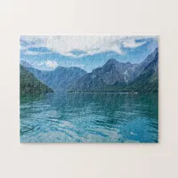 The Königssee in Bavaria, Berchtesgaden  Jigsaw Puzzle