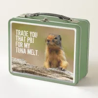 Funny Cute Saucy Columbian Ground Squirrel Metal Lunch Box