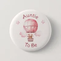 Sweet Little Girl on the Way Baby Shower Button