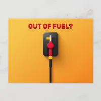 Gas Pump Postcard