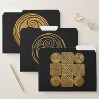 Set of Celtic Knotwork Designs File Folders