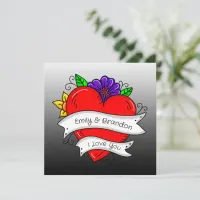 I Love You | Valentine's Day or Annviersary  Holiday Card