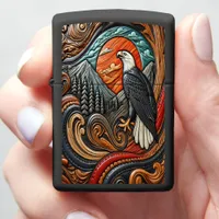 Bold Eagle Nature Scene Zippo Lighter