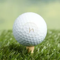 Elegant Confetti Gold Joy Christmas Holiday  Golf Balls