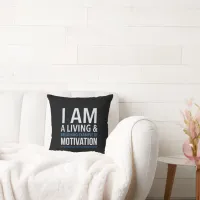 Typography Throw Pillow