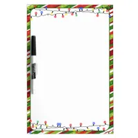 Christmas Lights Frame Dry Erase Board