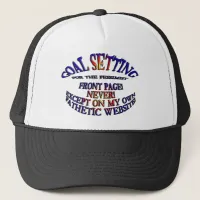 Front Page Online Never Trucker Hat